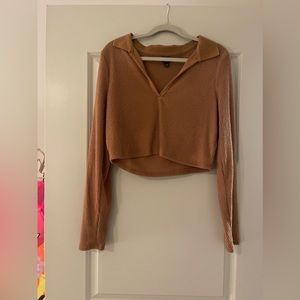 Wild Fable Cropped collared shirt